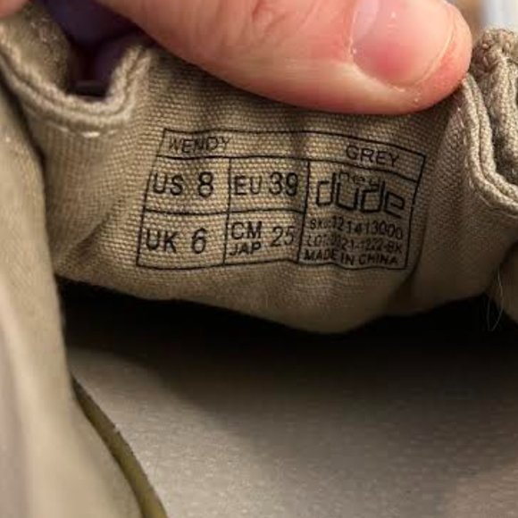 Hey Dude Women's Wendy Loafers in Grey - Size 8 - Picture 7 of 7